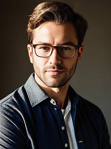Casual Office Man Close-Up Headshot