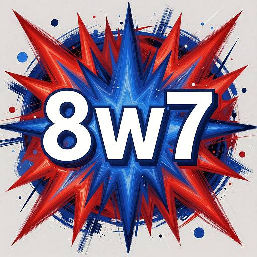 Energetic 8w7 Abstract Art