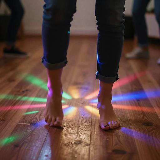 Silent Disco Feet in Motion