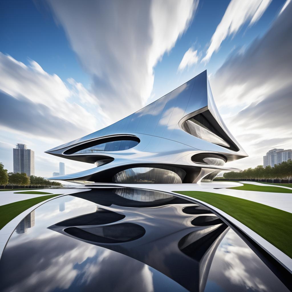 Surreal Modern Art Museum by Zaha Hadid