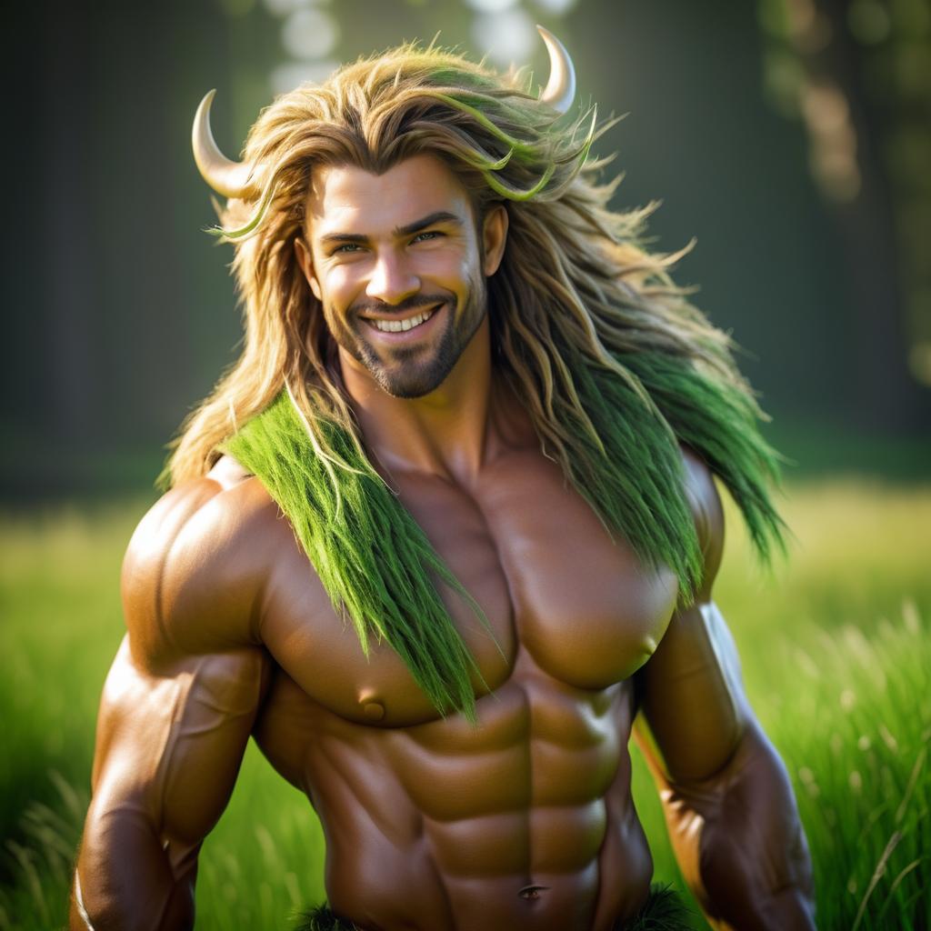 Majestic Male Centaur in Fantasy Landscape