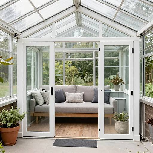 Cozy Greenhouse She Shed Oasis