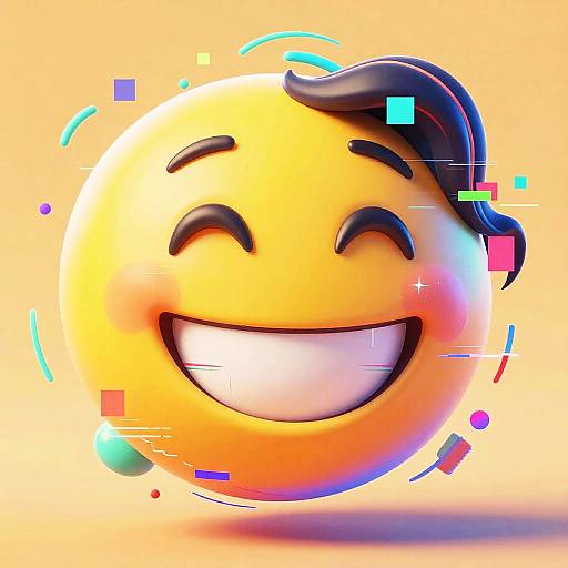 Animated Smiley to Human Smile Art