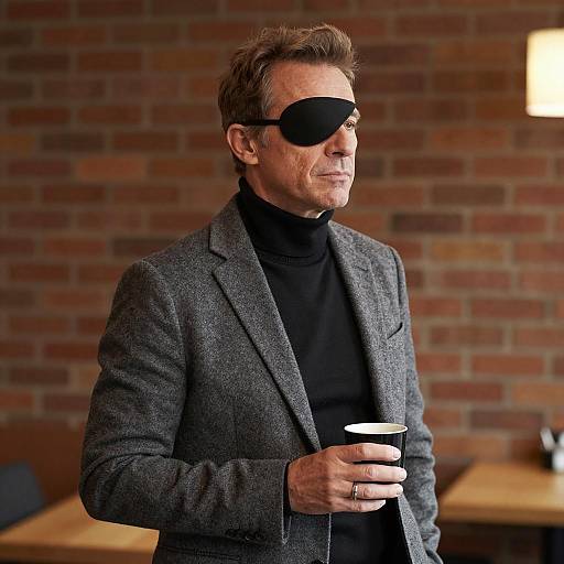 Middle-Aged Man in Stylish Attire