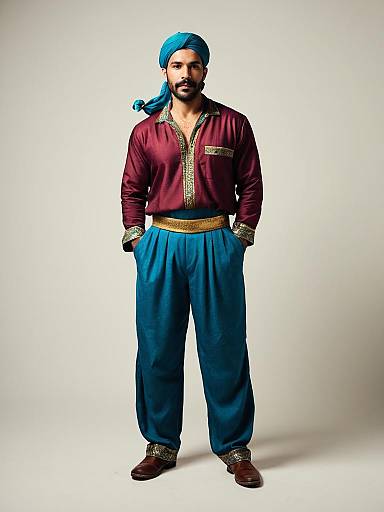 Realistic Male Genie Costume Portrait