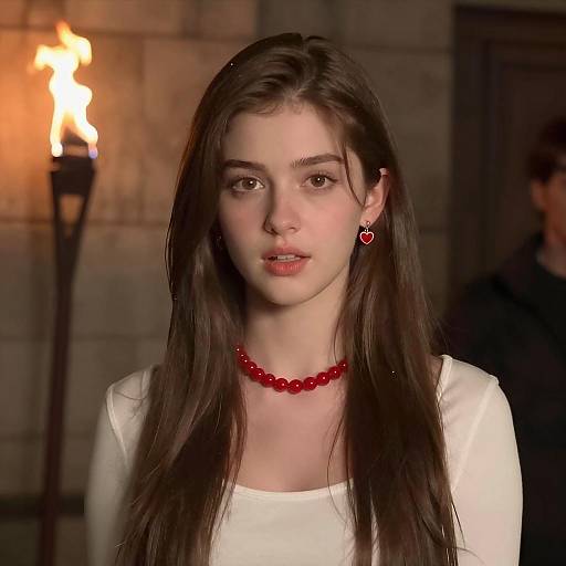 Portrait of a Focused Young Woman