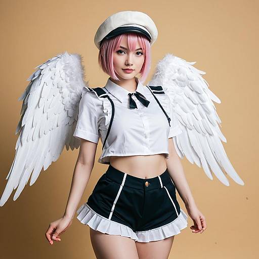 Lifestyle costume photo of Amemiya nazuna. Cosplay clothes