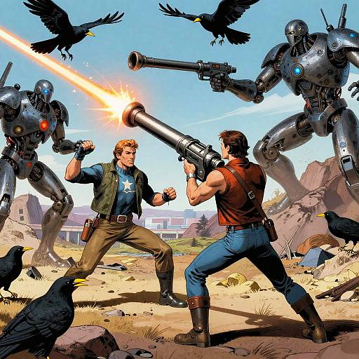 1970s Comic Showdown at Thunder Gorge