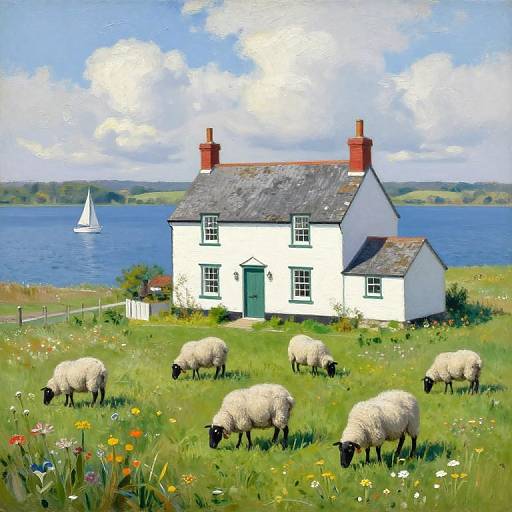 Serene Rural Cottage by Lake