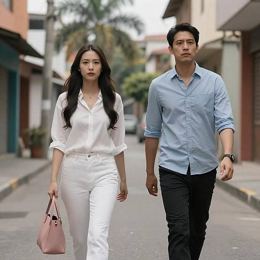 Urban Stroll: Fashionable City Walk