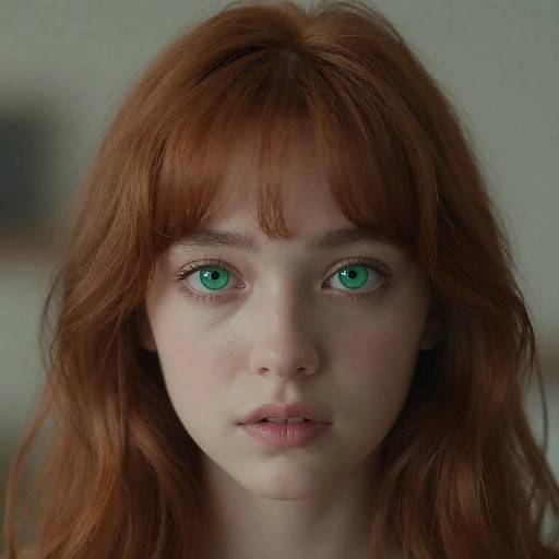 Whimsical Dark Neo-Futurist Luna Portrait