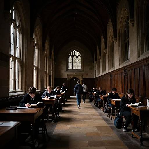 Historic Boarding School Grand Hallway