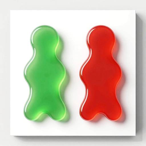 Colorful Translucent Twisted Shapes