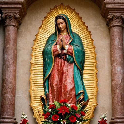 Radiant Our Lady of Guadalupe Art