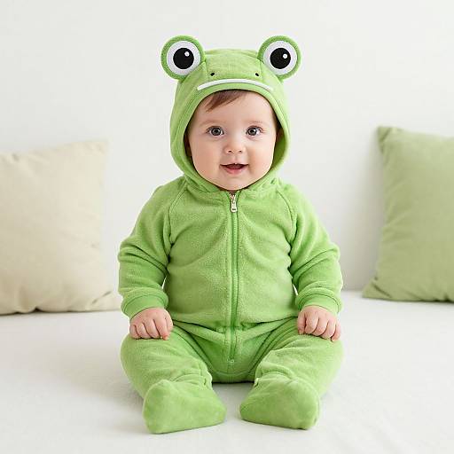 Cute Slimer Frog Baby Romper