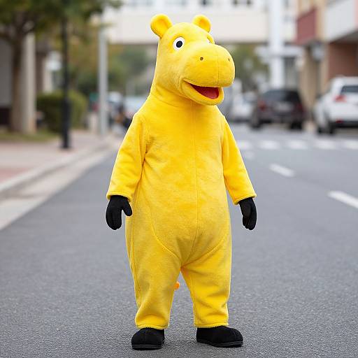 Yellow Adult Hungry Hungry Hippos Costume