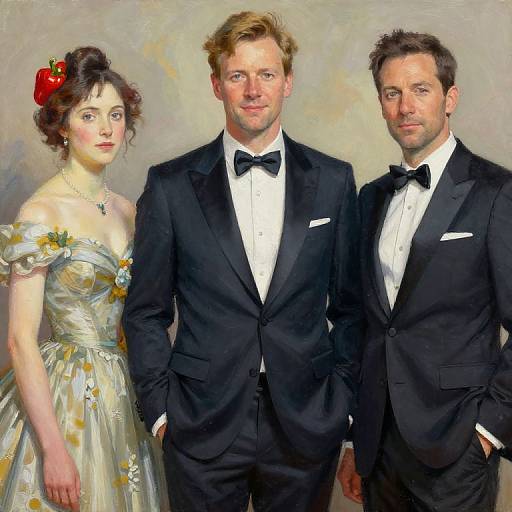 Gouache Mr. Bell Pepper in Armani Suit