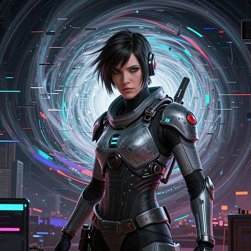 Extreme Cyberpunk Alyx Portrait