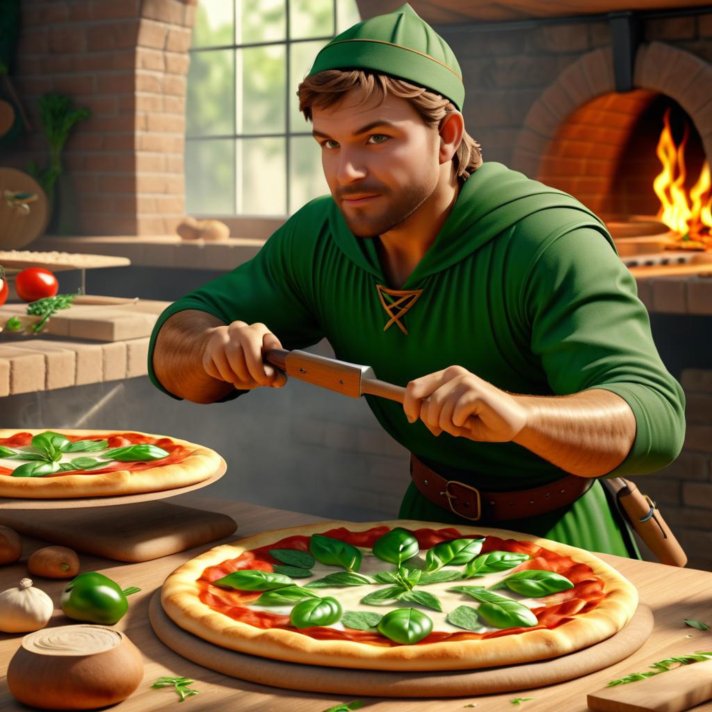 Robin Hood Crafting Gourmet Pizza