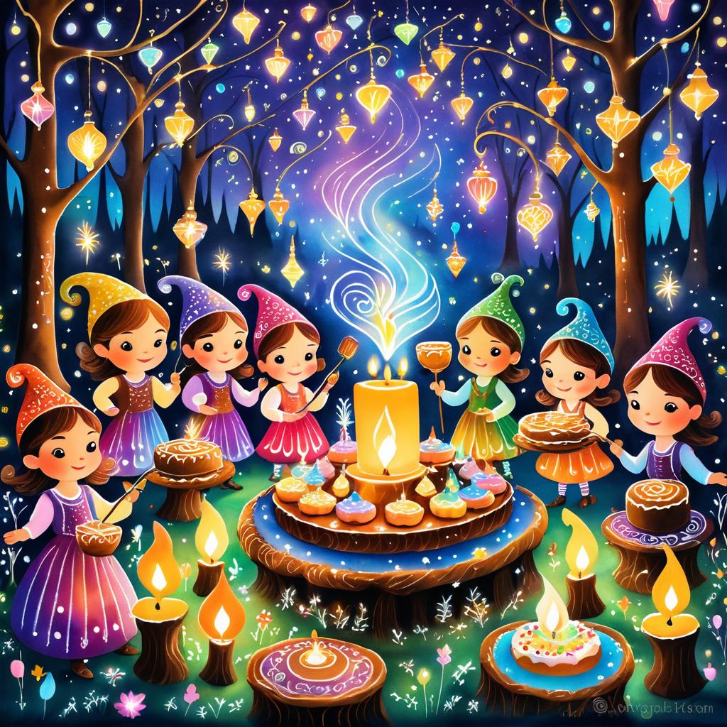 Brownies Celebrating a Whimsical Festival