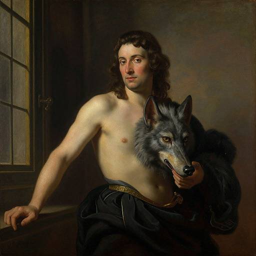 18th Century Werewolf Noble Portrait
