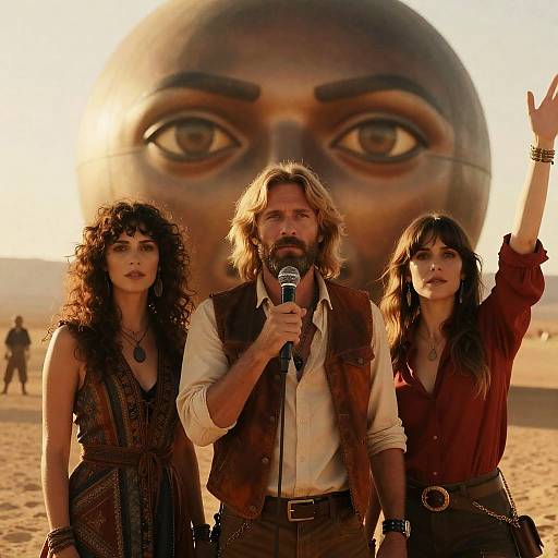 Intense Expressions in a Desert Landscape