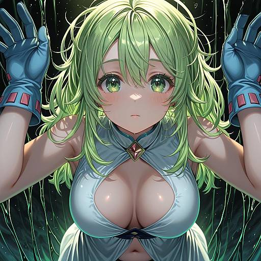 Illustration of Hagakure tooru, boku no hero academia in the style of Aldehyde