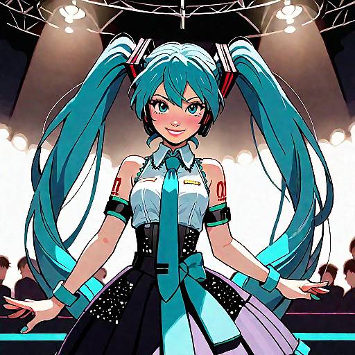 Hatsune Miku Idol Stage Performance
