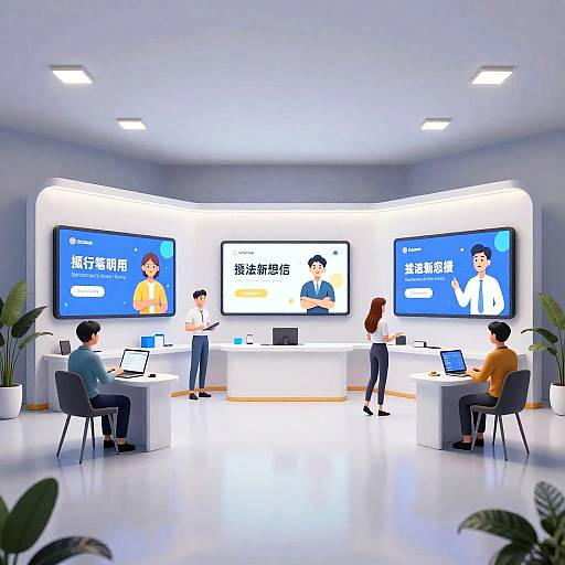 Modern Minimalist Virtual Messestand