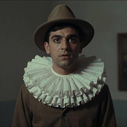 Fancy Dress Costume with Ruffled Collar