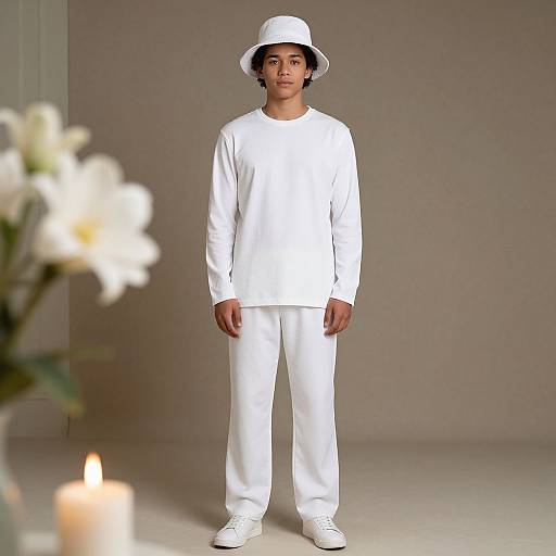 Professional Snow White Male Portrait