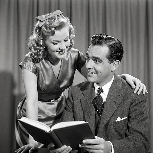 1940s Romance in Black and White