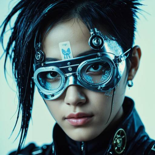 Cyberpunk Steampunk Fashion Portrait