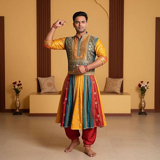 Patriotic Indian Dance Costume