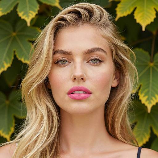 Portrait of a Beautiful Blonde Woman