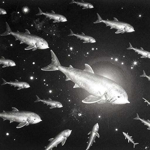 Surreal Cosmic Ocean Collage