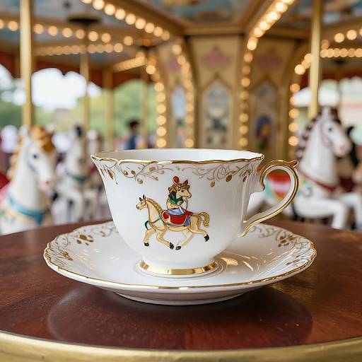 Vintage Carousel Teacup Ride