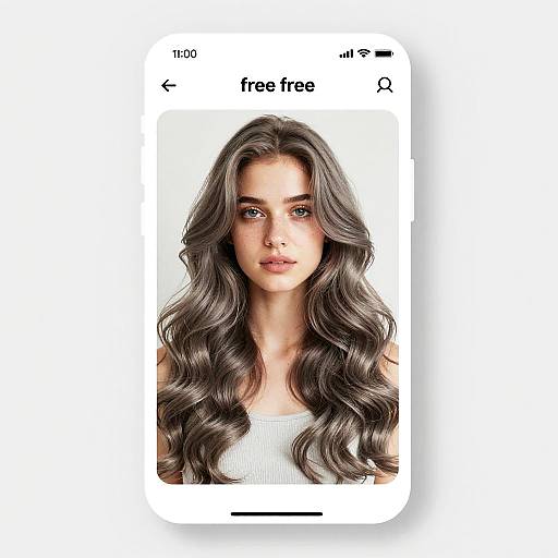 Realistic Grey Hair Transformation App