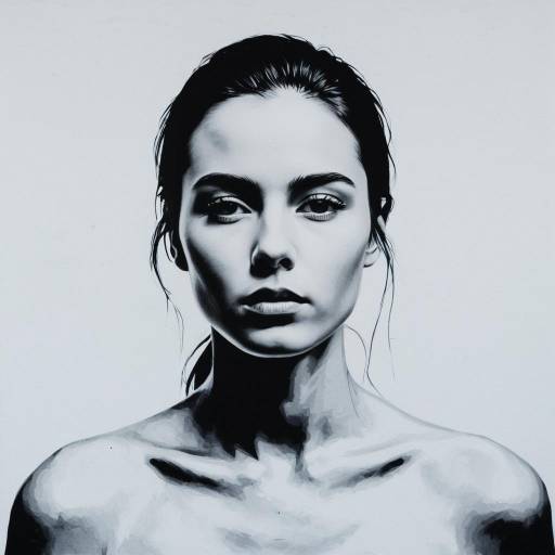 Minimalist Portrait of a Woman