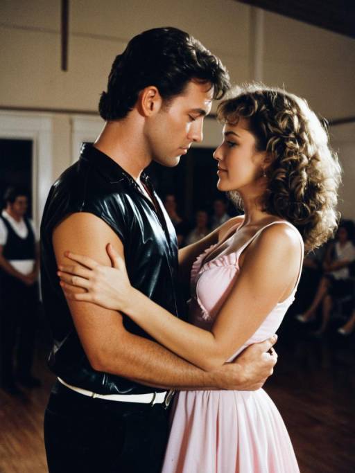 Couple in Romantic Dance Pose