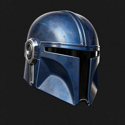 Futuristic Mando Helmet Design