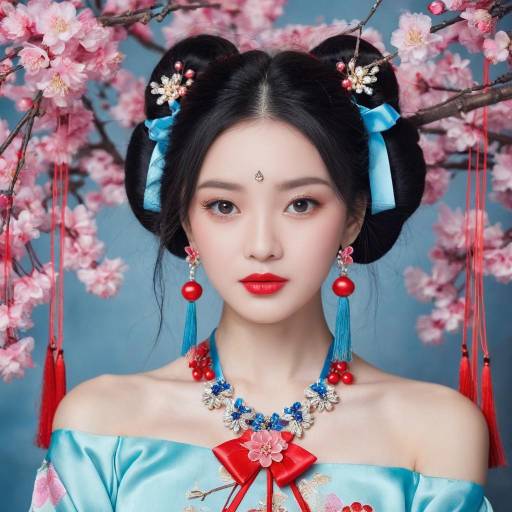 Elegant Portrait of a Girl with Jewelry