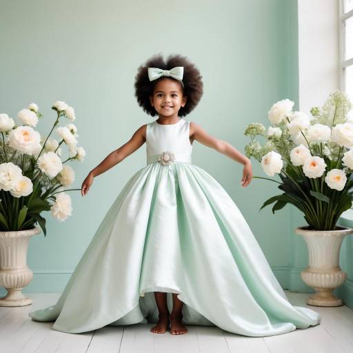Whimsical Fashion Portrait of Toddler Girl