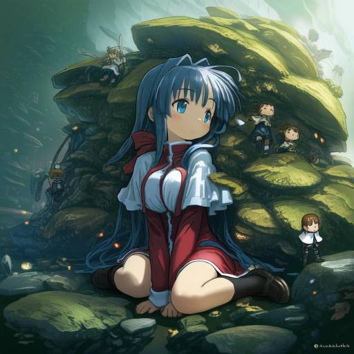 Illustration of Aizawa yuuichi, kanon in the style of Tsukushi akihito