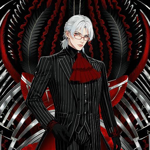 Illustration of Antonio salieri (second ascension) (fate), fate/grand order in the style of Parari (parari000)