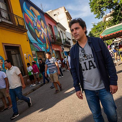 Vibrant Buenos Aires Street Portrait
