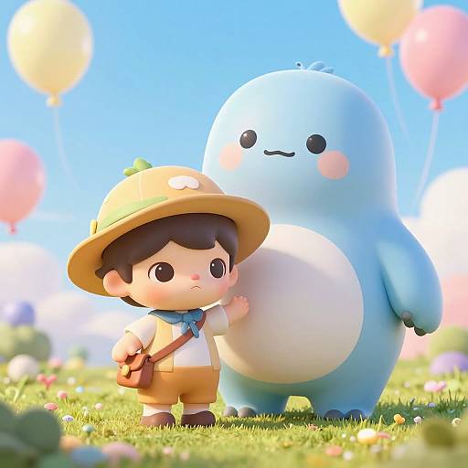 Playful Explorer Margot in Fantasy