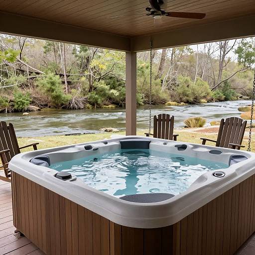 Secluded Hot Tub Porch Retreat