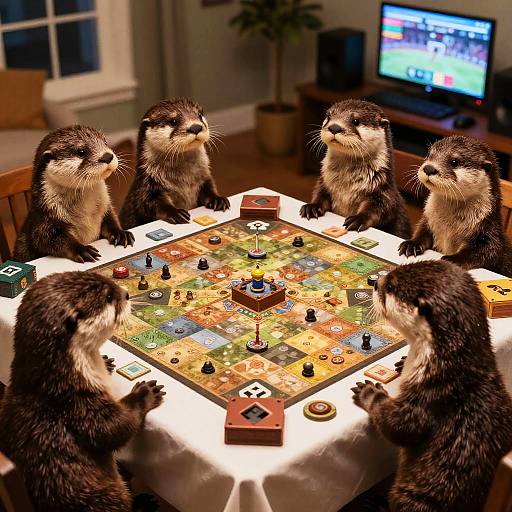 Otters' Cozy Roleplaying Game Night