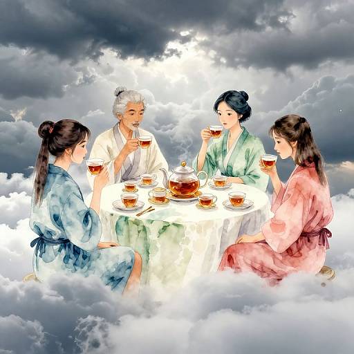 Storm Cloud Tea Party Fantasy